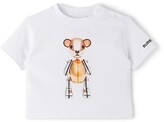 Thumbnail for your product : Burberry Baby White Thomas Bear Print T-Shirt