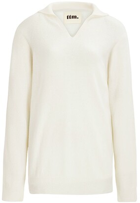 The Transparent Machine - Seamless Sweater In Ivory