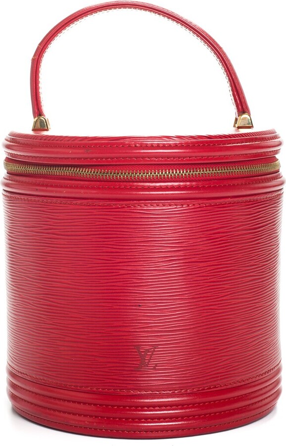 Louis Vuitton Red Epi Leather Cannes Vanity Bag (Authentic Pre