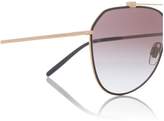Thumbnail for your product : Dolce & Gabbana Sunglasses BlackPink Gold 0DG2190 pilot sunglasses