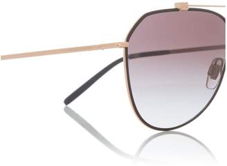 Dolce & Gabbana Sunglasses BlackPink Gold 0DG2190 pilot sunglasses
