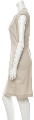 Helmut Lang Cap Sleeve Knee-Length Dress