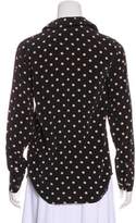 Thumbnail for your product : Equipment Polka Dot Silk Top