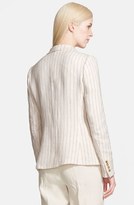 Thumbnail for your product : Max Mara 'Miglio' Pinstripe Linen Jacket