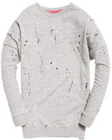 Thumbnail for your product : Superdry Edgy Nibbled Crew Sweatshirt