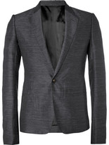 Thumbnail for your product : Rick Owens Slim-Fit Textured Blazer