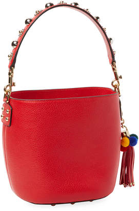 Dolce & Gabbana Studded Leather Bucket Bag