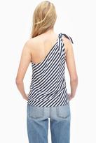 Thumbnail for your product : Splendid Stripe One-Shoulder Top