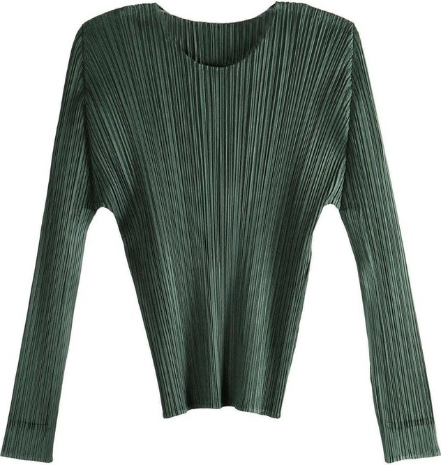 Pleats Please Issey Miyake Monthly Colors: December Cardigan