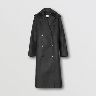 Burberry ECONYL Trench Coat with Detachable Leather Jacket