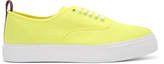Thumbnail for your product : Eytys Yellow Canvas Mother Sneakers