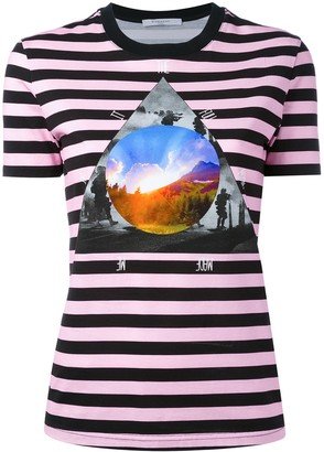 Givenchy stripe 'Full Moon' T-shirt