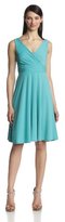 Thumbnail for your product : Isaac Mizrahi Women's Sleeveless V-Neck Full-Skirt Dress