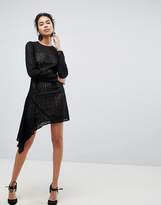 Thumbnail for your product : Keepsake Dreamers Lace Asymmetric Hem Mini Dress