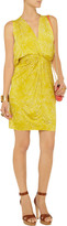 Thumbnail for your product : T-Bags 2073 T-Bags Cape-back printed stretch-satin jersey mini dress