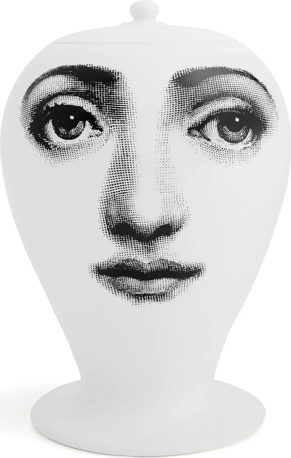 Fornasetti Buongiorno/Buonanotte vase (15cm x 9cm)