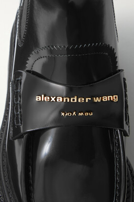 Alexander Wang Carter Patent-leather Platform Ankle Boots - Black -  ShopStyle