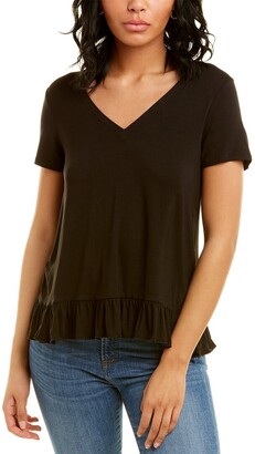 Double V Neck Top | Shop the world's largest collection of fashion 