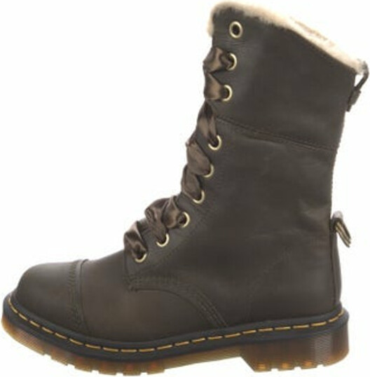 Dr. Martens Leather Combat Boots - ShopStyle