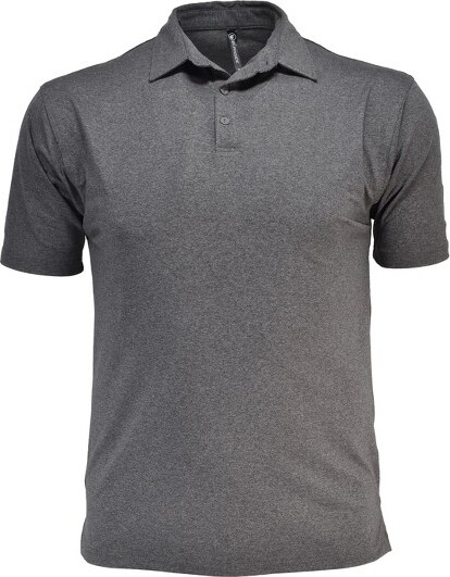 Burnside BurnsideMen'sDawntoDuskSoftKnitPoloShirt|HeatherCharcoalLarge
