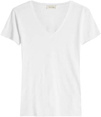 American Vintage V-Neck T-Shirt with Cotton