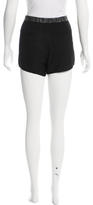 Thumbnail for your product : Helmut Lang Leather-Accented Mini Shorts