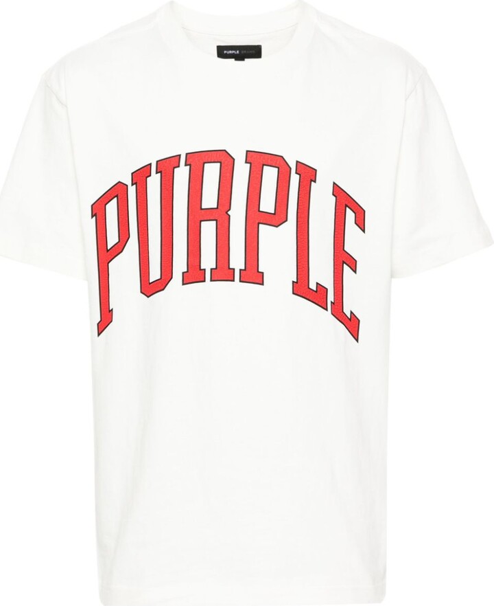 Logo cotton t-shirt by Purple brand