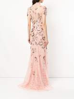 Thumbnail for your product : Jenny Packham embellished floral gown