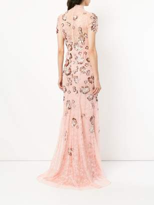 Jenny Packham embellished floral gown