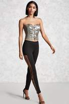 Thumbnail for your product : Forever 21 Forever 21 Contemporary Metallic Tube Top