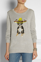 Thumbnail for your product : Markus Lupfer Sombrero Chihuahua sequined merino wool sweater