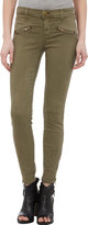 Thumbnail for your product : Current/Elliott Soho Zip Stiletto Jeans - ARMY