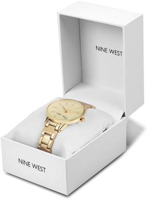 Nine West Ladies' Goldtone Bebrooke Bracelet Watch