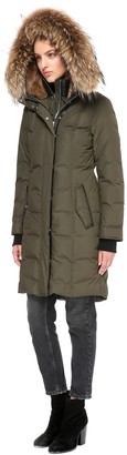 Mackage Harlin Winter Down Coat With Fur Lined Hood In Army