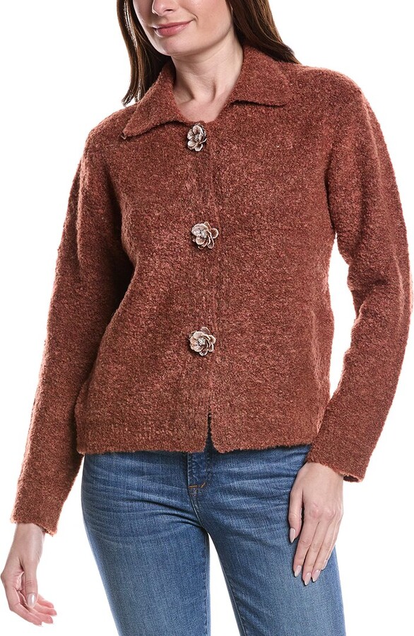 Anna Kay Ulyssa Cashmere-Blend Cardigan