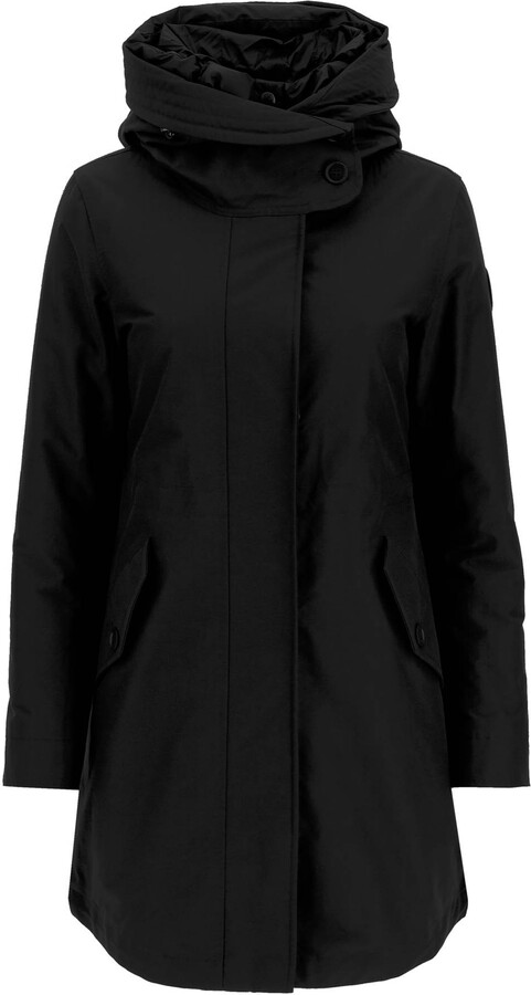 Woolrich Synthetic Long Military 3in1 Parka in Black Womens Clothing Coats Parka coats 