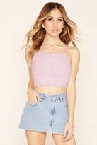 Thumbnail for your product : Forever 21 Smocked Cropped Cami