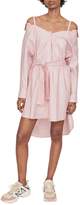 Thumbnail for your product : Maje Riami Striped Cotton Shirtdress