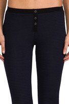 Thumbnail for your product : Splendid Mini Black Stripe Thermal Leggings