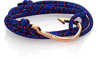 Miansai Hook Rope Wrap Bracelet/Rose Goldtone