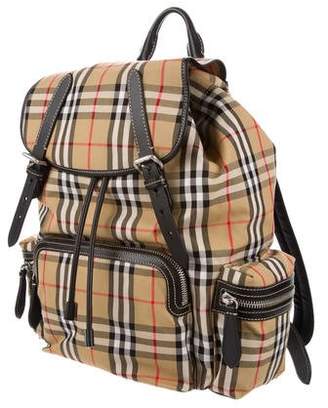 Burberry Vintage Check Large Rucksack Backpack