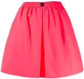 Thumbnail for your product : we11done Elasticated Logo-Plaque Skirt