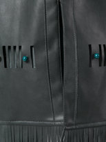 Thumbnail for your product : Urban Code Urbancode fringed short-sleeved coat