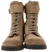 Thumbnail for your product : Bonpoint Boys' Suede Lace-Up Ankle Boots