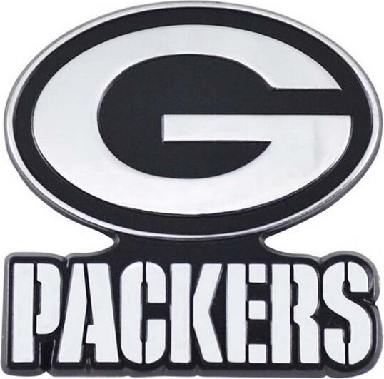 FANMATS Green Bay Packers Chrome Car Emblem