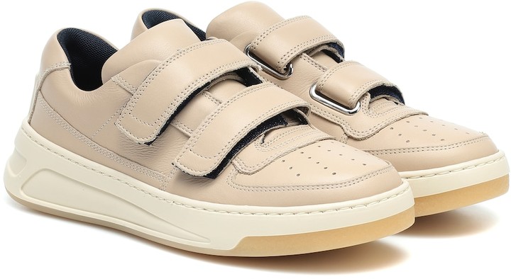 acne studios steffey leather sneakers