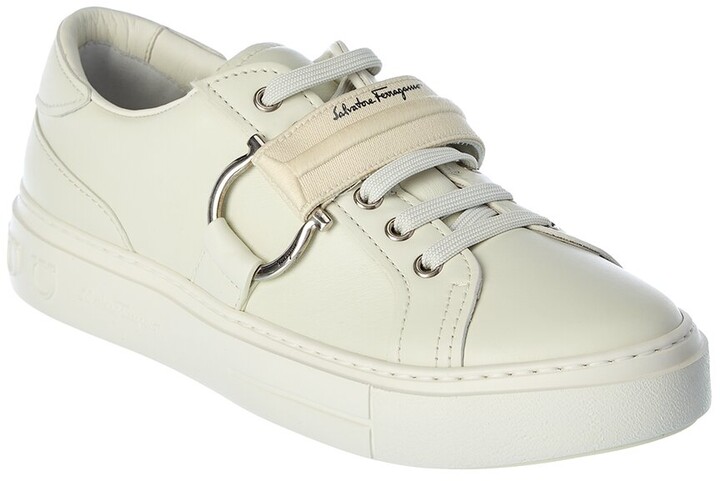 white ferragamo mens shoes