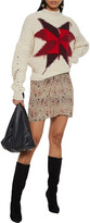 Thumbnail for your product : Isabel Marant Hemen Pleated Printed Silk Crepe De Chine Mini Skirt