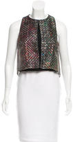 Thumbnail for your product : Sachin + Babi Noir High-Low Patterned Top