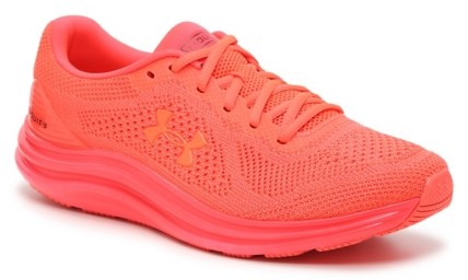 orange under armour shoes womens